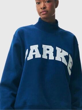 Parke holiday blue sweatshirt